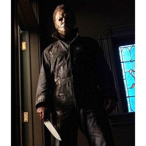 Halloween Ends James Jude Courtney Cotton Black Jacket - Image 15