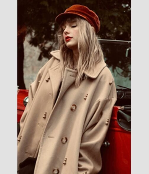 All Too Well The Short Film Taylor Swift Brown Wool Coat - Image 3