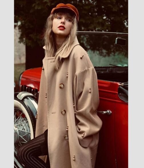 All Too Well The Short Film Taylor Swift Brown Wool Coat - Image 2
