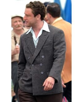 Ben Foster The Survivor Grey Peacoat