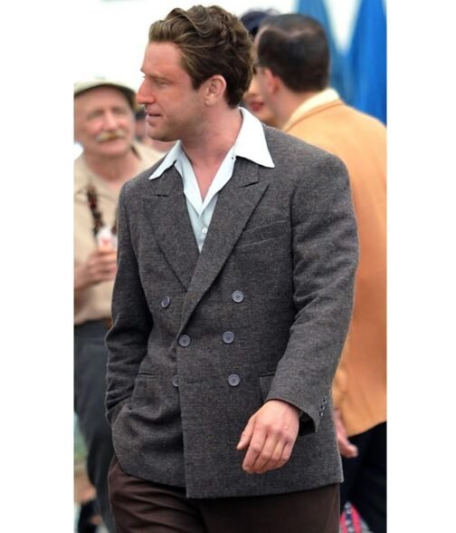 Ben Foster The Survivor Grey Peacoat - Image 2