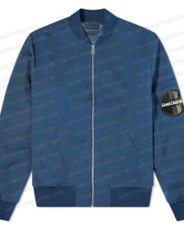 The Terminal List Chris Pratt Blue Bomber Jacket