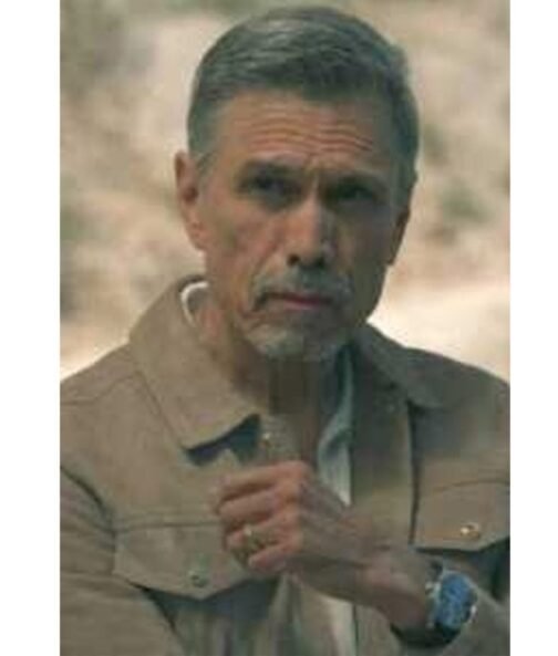 The Terminal List Marco Rodríguez Suede Trucker Jacket - Image 2