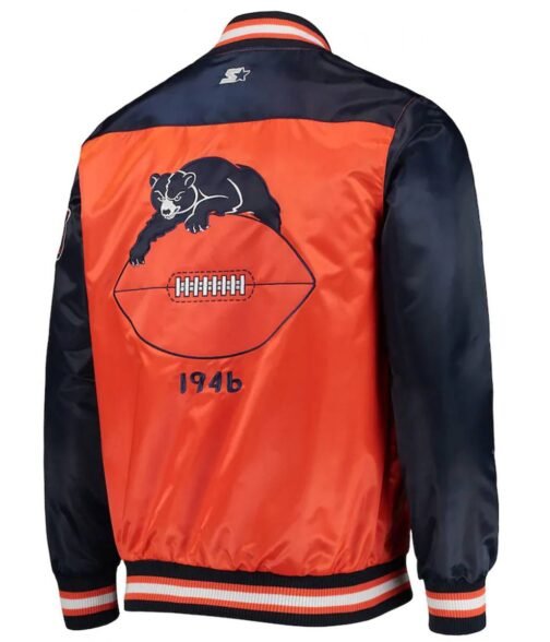 Chicago Bears The Tradition II Team Full-Snap Jacket - Image 2