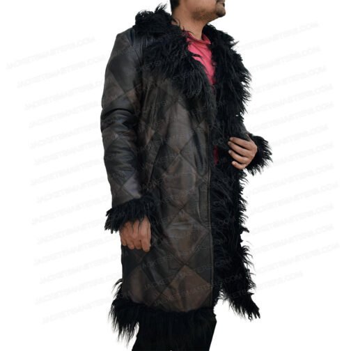 Klaus Hargreeves The Umbrella Academy Shearling Coat - Image 4
