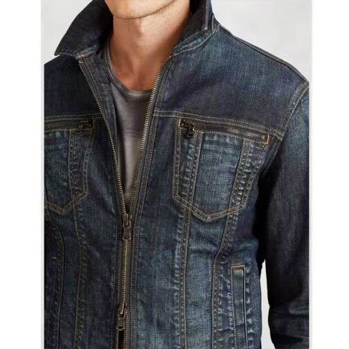 The Vampire Diaries S03 Nathaniel Buzolic Denim Jacket - Image 4
