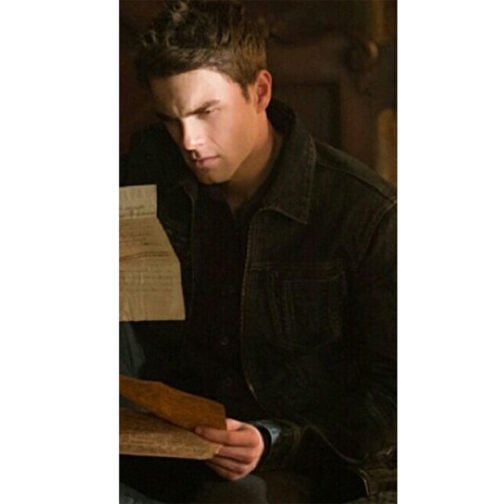 The Vampire Diaries S03 Nathaniel Buzolic Denim Jacket - Image 5