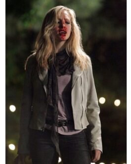 The Vampire Diaries Season 2 Candice King Leather Jacket