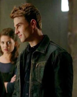 The Vampire Diaries S03 Nathaniel Buzolic Denim Jacket