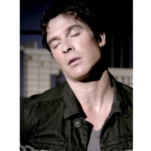 The Vampire Diaries S07 Ian Somerhalder Denim Jacket - Image 2
