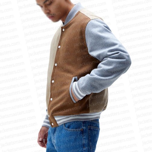 The Villains of Valley View Kainalu Moya Varsity Jacket - Image 5
