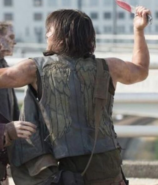 The Walking Dead Norman Reedus Angel Wings Vest - Image 12