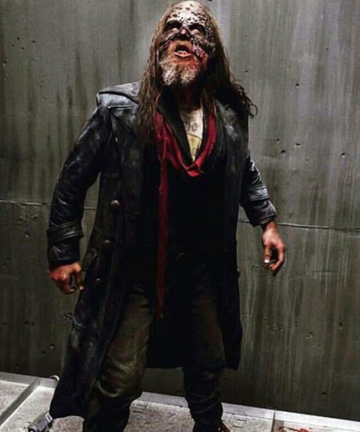 The Walking Dead S09 Beta Trench Leather Coat - Image 2