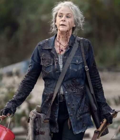 The Walking Dead S10 Melissa Mcbride Denim Jacket - Image 5