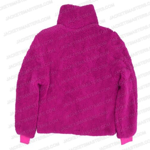 The Walking Dead Season 10 Princess Sherpa Pink Jacket - Image 3