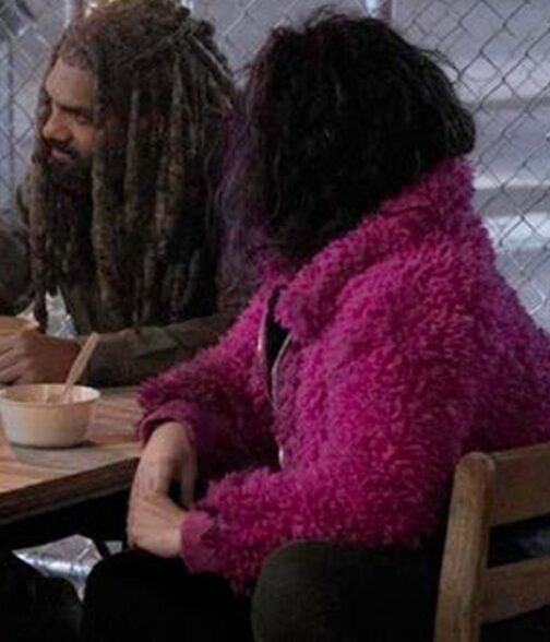 The Walking Dead Season 10 Princess Sherpa Pink Jacket - Image 18