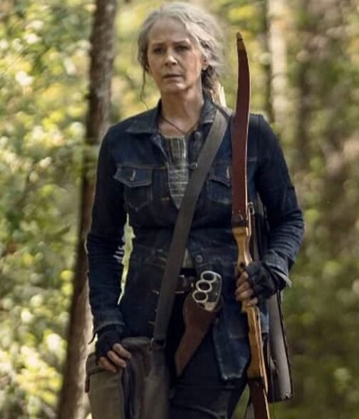 The Walking Dead S10 Melissa Mcbride Denim Jacket - Image 9
