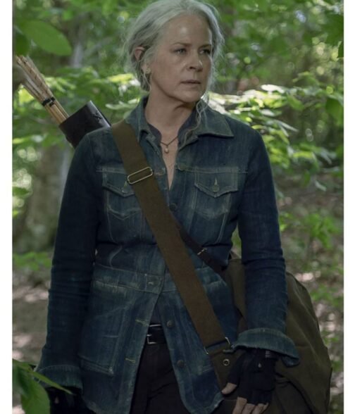 The Walking Dead S10 Melissa Mcbride Denim Jacket - Image 4