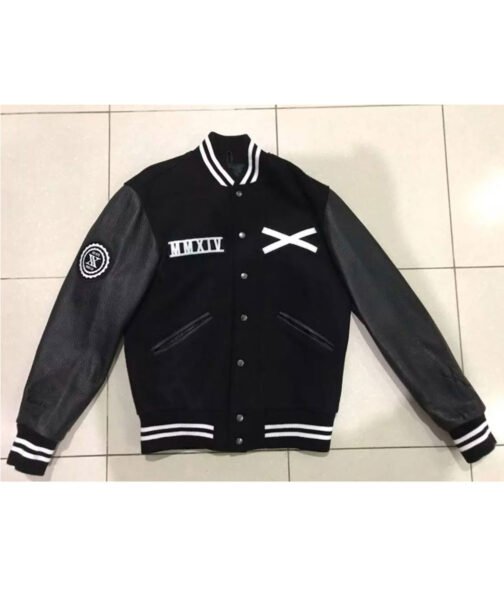 XO Tour Award The Weeknd Varsity Jacket - Image 4
