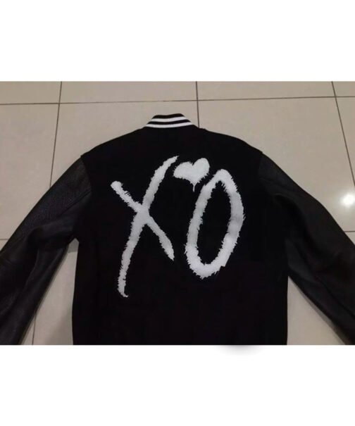 XO Tour Award The Weeknd Varsity Jacket - Image 8