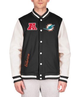 Miami Dolphins Third Down Varsity Jacket