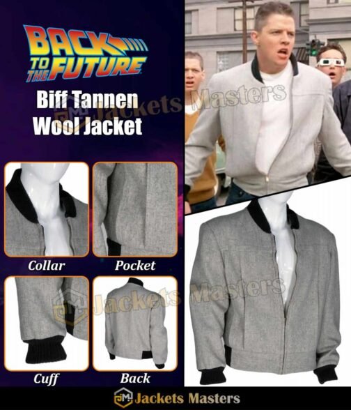 Back To The Future Thomas F Wilson Jacket - Image 12