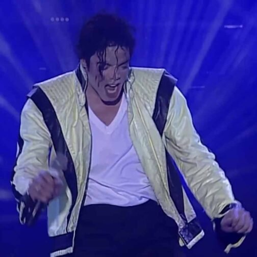 Thriller Michael Jackson White Leather Jacket - Image 7