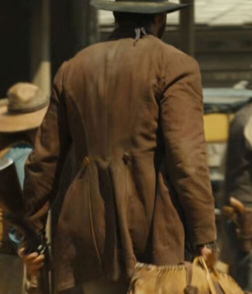 1883 Tim Mcgraw Wool Brown Coat - Image 4