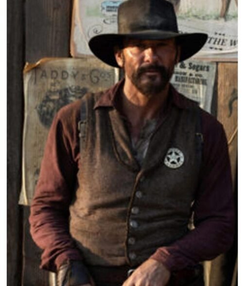 1883 Tim Mcgraw Grey Vest - Image 3