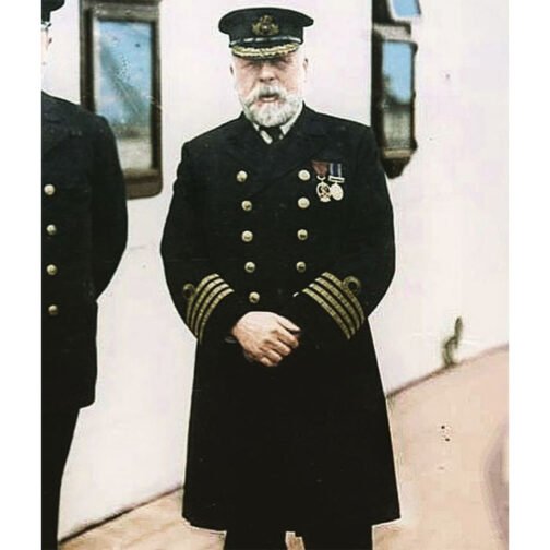 Bernard Hill Titanic Black Wool Coat - Image 2