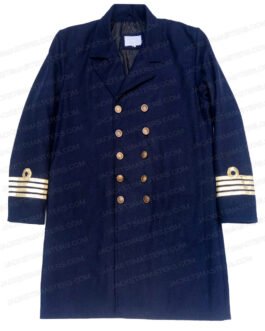 Bernard Hill Titanic Black Wool Coat