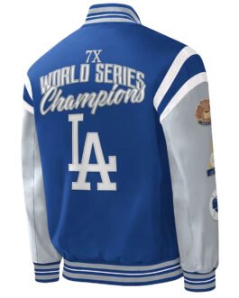Title Holder LA Dodgers Royal and Gray Jacket