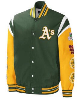 Oakland Athletics Title Holder Satin Jacket