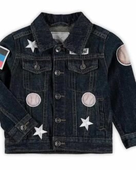 Miami Marlins Toddler Button-Up Denim Jacket