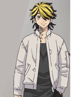 Team Walhalla Tokyo Revengers Bomber White Jacket