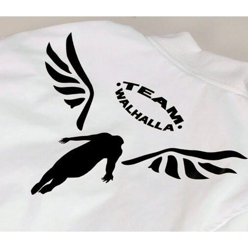Team Walhalla Tokyo Revengers Bomber White Jacket - Image 4