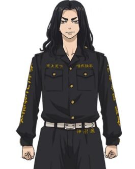 Tokyo Revengers Manji Gang Cotton Black Jacket