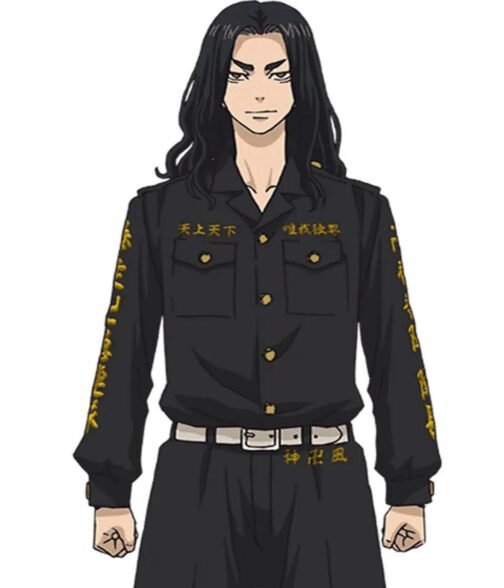 Tokyo Revengers Manji Gang Cotton Black Jacket