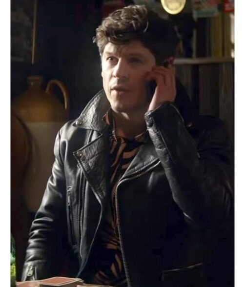 Tollbooth Iwan Rheon Black Leather Jacket