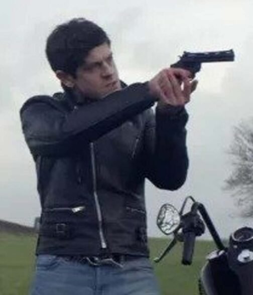 Tollbooth Iwan Rheon Black Leather Jacket - Image 2