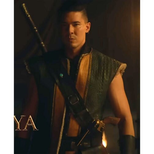 Lewis Tan Shadow & Bone Leather Vest