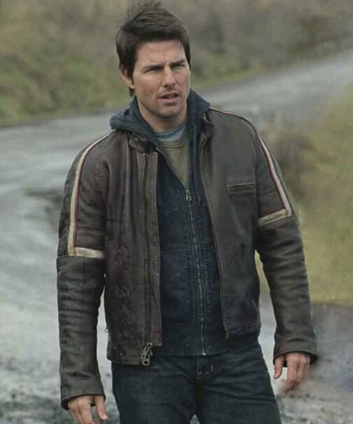 Tom Cruise War of The Worlds Ray Ferrier Leather Jacket - Image 2