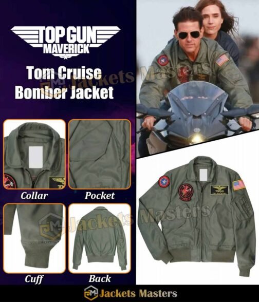 Tom Cruise Top Gun 2 Bomber Jacket - Image 21