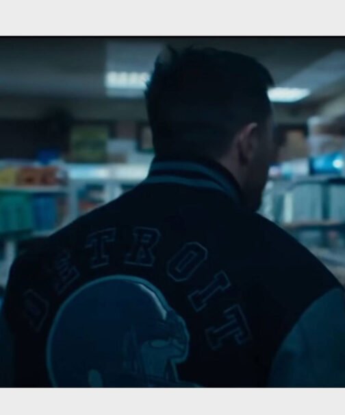 Eddie Brock Venom 2 Detroit Lions Varsity Jacket - Image 13