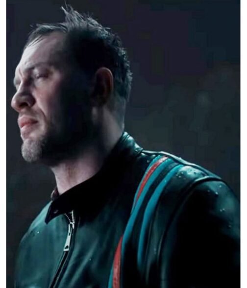 Tom Hardy Venom 2 Cafe Racer Leather Jacket - Image 6