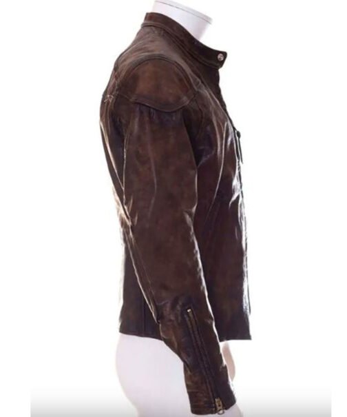 Venom Tom Hardy Cafe Racer Leather Jacket - Image 4