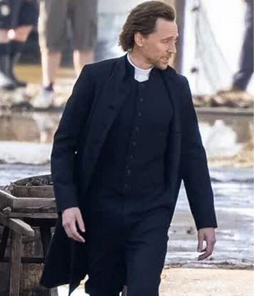 The Essex Serpent Movie Will Ransome Black Wool Coat - Image 7