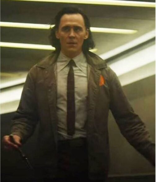 Tom Hiddleston Loki Brown Cotton Jacket - Image 6