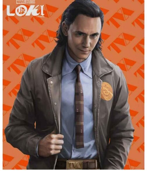 Tom Hiddleston Loki Brown Cotton Jacket - Image 2