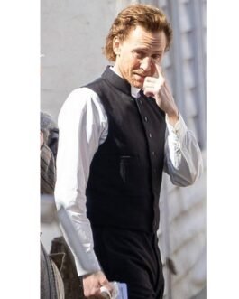 Tom Hiddleston The Essex Serpent Black Wool Vest